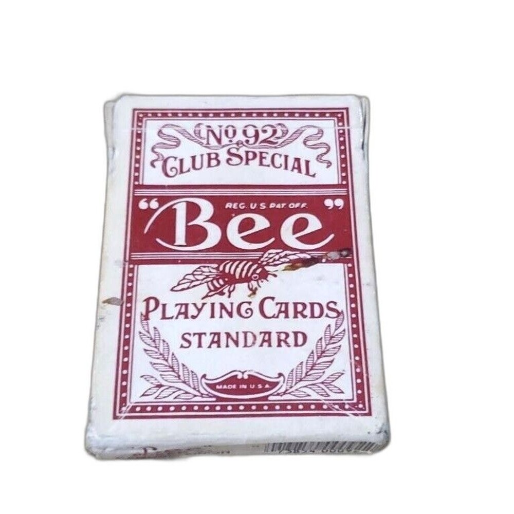 ❕3/$15❕Bee Back NO. 67  Diamond Black Club Special  Poker 92 Deck Made in USA